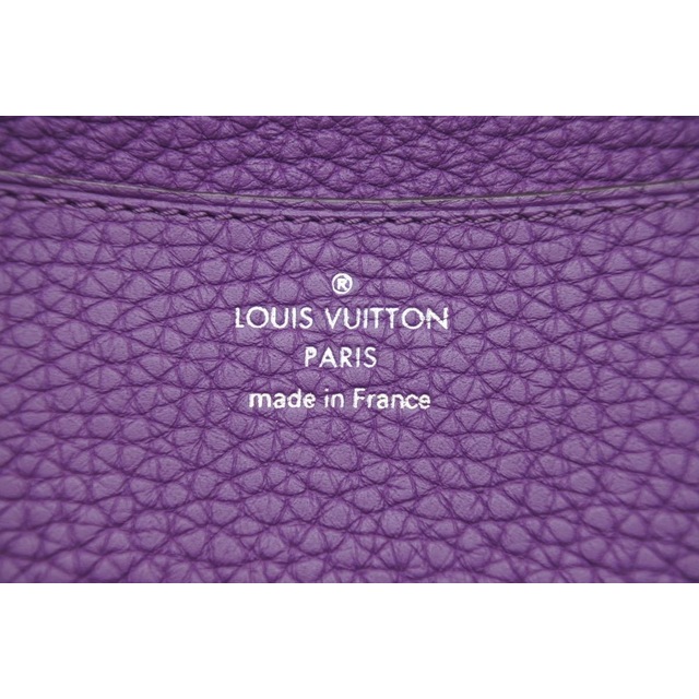 LOUIS VUITTON(ルイヴィトン)のLOUIS VUITTON ルイヴィトン オリガミ付属ポーチ 服飾小物 コインケース 小物入れ パープル トリヨン シルバー金具 美品 中古 44359 レディースのファッション小物(ポーチ)の商品写真