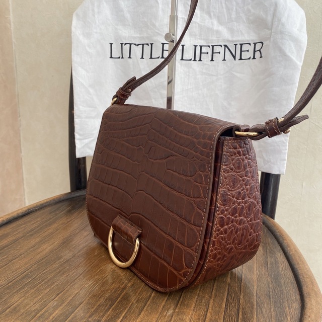 極美品 リトルリフナー SADDLE MEDIUM バッグ-