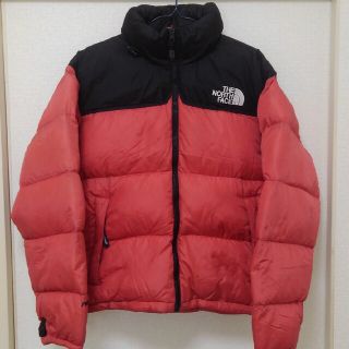 ザノースフェイス(THE NORTH FACE)のノースフェイス　ヌプシダウンジャケット　レッドS(ダウンジャケット)