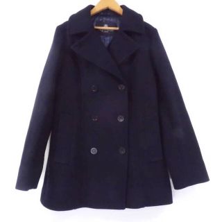 アクアスキュータム(AQUA SCUTUM)のAquascutum アクアスキュータム Pコート ネイビー 10 ベルト付 ジャケット アウター AU1005B16(ピーコート)