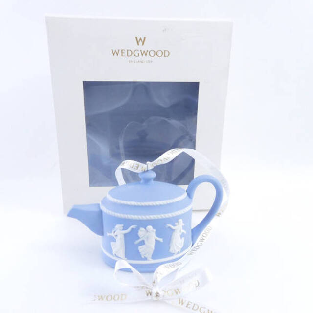 WEDGWOOD(ウェッジウッド)のウェッジウッド ジャスパー クリスマス オーナメント ポット SY4812R インテリア/住まい/日用品のインテリア小物(置物)の商品写真