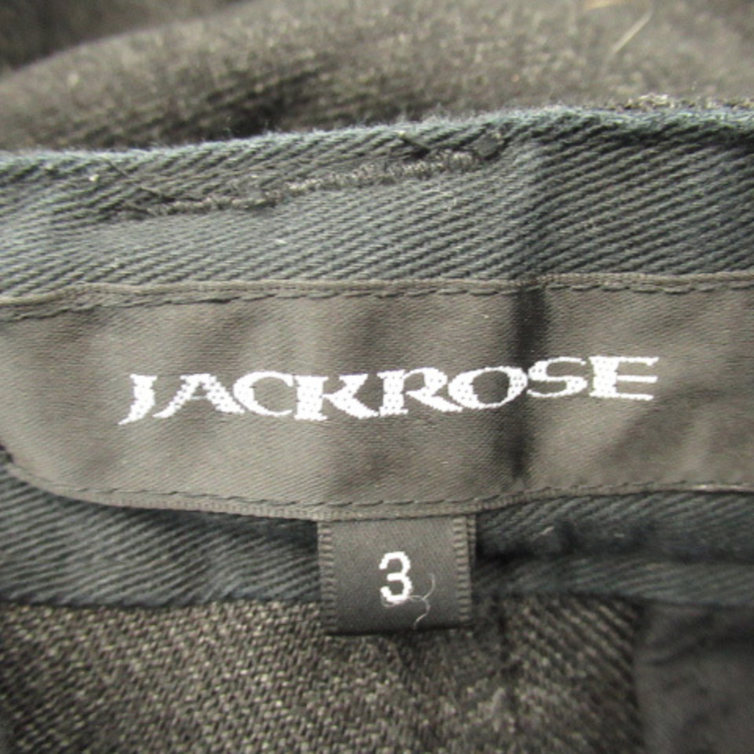 JACKROSE(ジャックローズ)のジャックローズ ストレートパンツ ロング丈 無地 3 ダークグレー /YK13 レディースのパンツ(その他)の商品写真