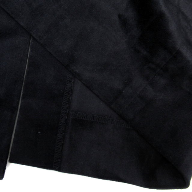 DES PRES(デプレ)のデプレ トゥモローランド タイトスカート ベロアスカート スリット 36 濃紺 レディースのスカート(ロングスカート)の商品写真