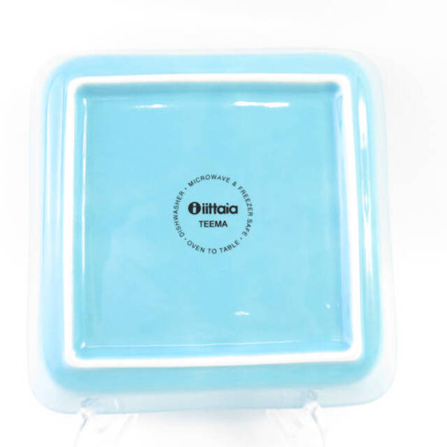 iittala - イッタラ ティーマ スクエアプレート 2枚 ブルー系 iittala - イッタラ ティーマ スクエアプレート 2枚 ブルー系