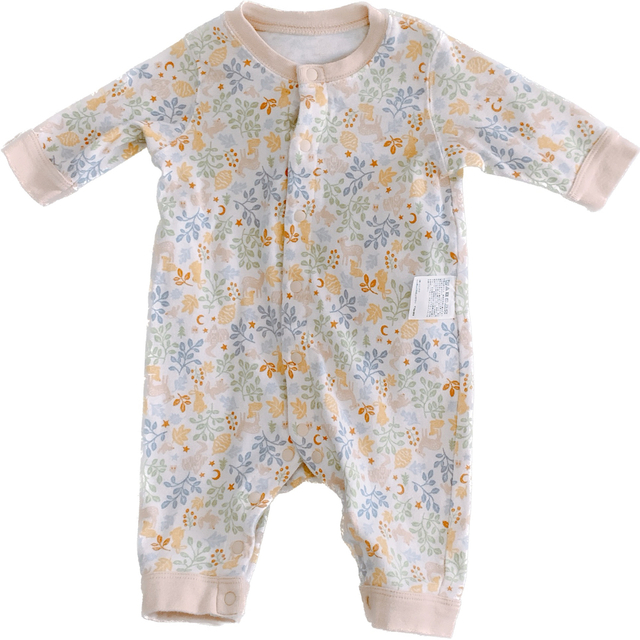 UNIQLO(ユニクロ)のUNIQLO BABY Joyofprint カバーオール 60cm 花柄 キッズ/ベビー/マタニティのベビー服(~85cm)(カバーオール)の商品写真