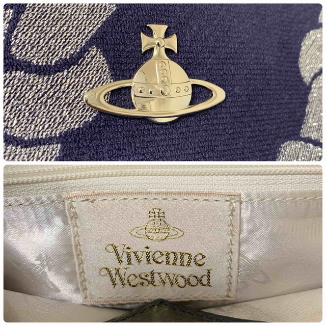 Vivienne Westwood(ヴィヴィアンウエストウッド)の22S361 VivienneWestwood ヴィヴィアン バッグ コットン レディースのバッグ(ハンドバッグ)の商品写真