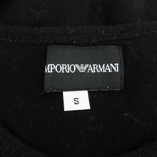 Emporio Armani(エンポリオアルマーニ)のエンポリオアルマーニ Tシャツ カットソー 長袖 Uネック S 黒 /FF28 レディースのトップス(Tシャツ(長袖/七分))の商品写真