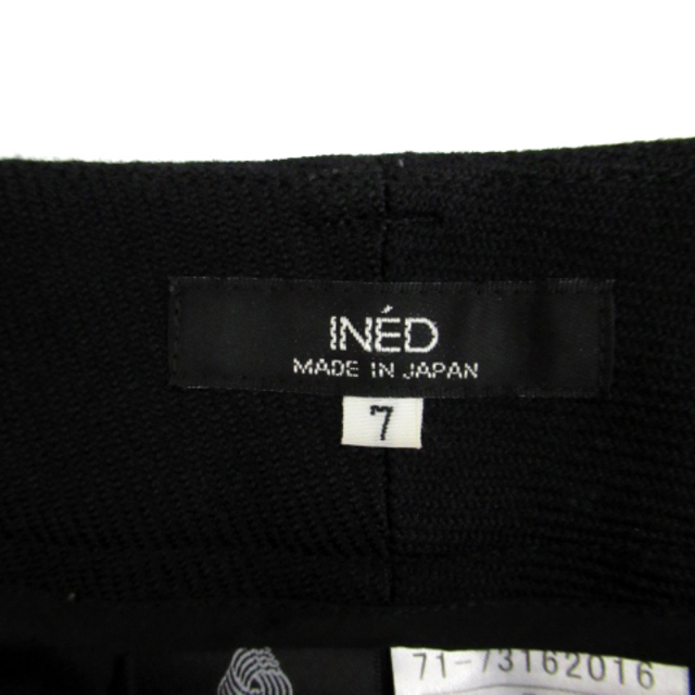 INED(イネド)のイネド INED ハーフパンツ ウール 7 黒 ブラック /SM20 レディースのパンツ(ショートパンツ)の商品写真