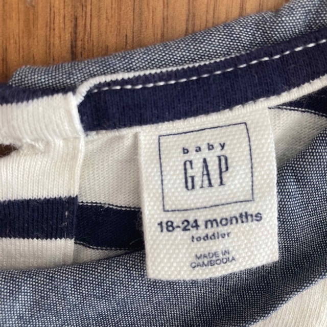 babyGAP(ベビーギャップ)の美品　ベビーギャップ　長袖　男女兼用 キッズ/ベビー/マタニティのキッズ/ベビー/マタニティ その他(その他)の商品写真