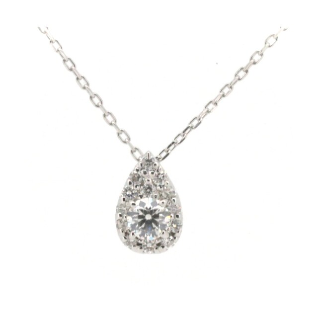 ヴァンドーム青山 ダイヤモンド ネックレス 0.12ct K18WG(18金