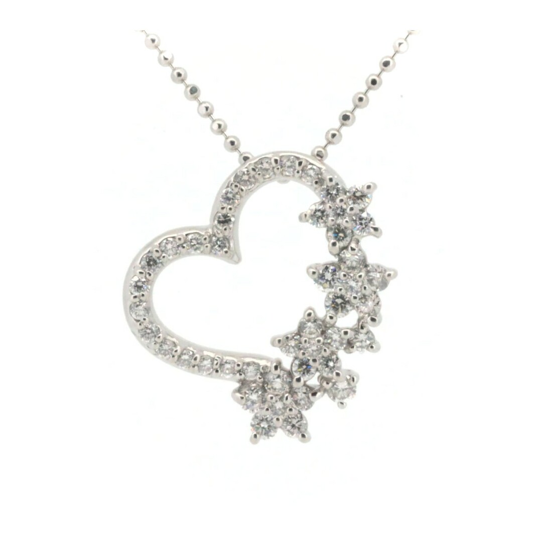 ポンテヴェキオ ダイヤモンド ネックレス 0.53ct K18WG(18金 ホワイト