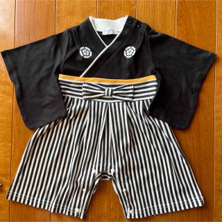 袴ロンパース  70センチ　男の子(和服/着物)