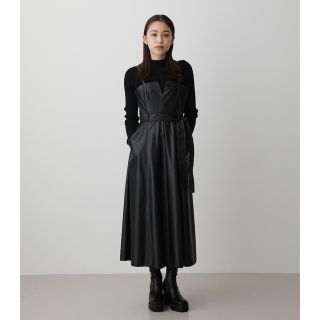 アズールバイマウジー(AZUL by moussy)のAZUL by moussy フェイクレザージャンパースカート(その他)