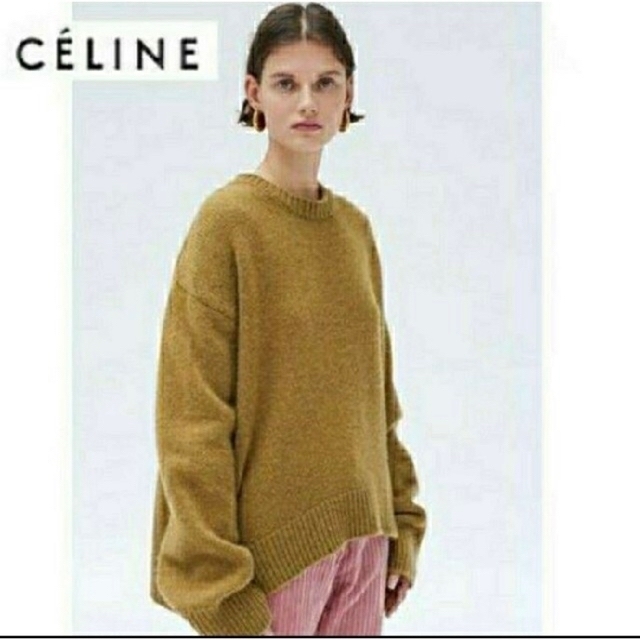 配送員設置 celine - セリーヌ oldceline フィービー チャンキーニット xs ニット/セーター
