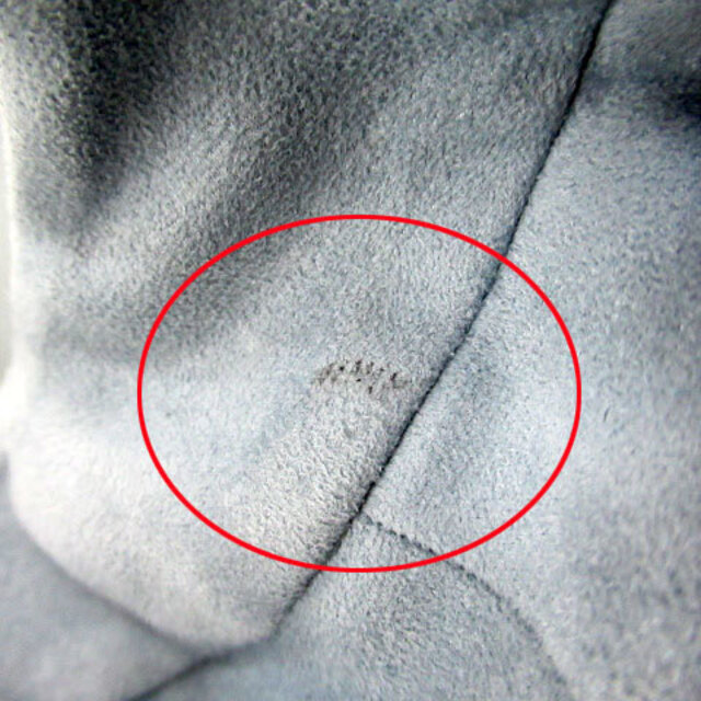 DENDROBIUM(デンドロビウム)のデンドロビウム ノーカラーコート 七分袖 ロング丈 リボン付き 38 水色 レディースのジャケット/アウター(その他)の商品写真
