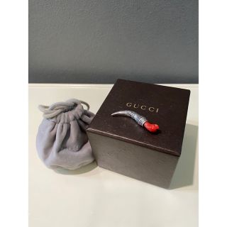 グッチ(Gucci)のGUCCI グッチ ANGER FOREST ピアス 牙 ネイティブ 美品(ピアス(片耳用))