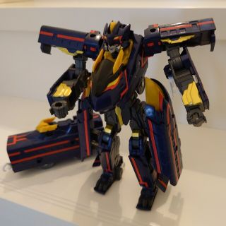 タカラトミー(Takara Tomy)の【希少中古】新幹線変形ロボ　ブラックシンカリオン　DXS08(電車のおもちゃ/車)