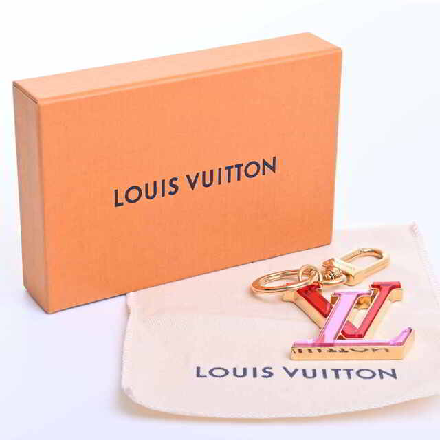 LOUIS VUITTON ルイヴィトン ポルトクレ LVグラス キーリング チャーム