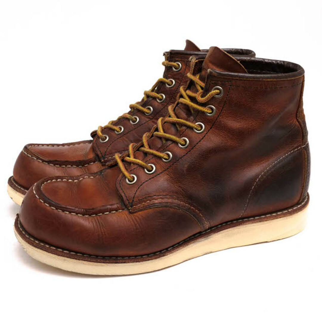 レッドウィング／RED WING ワークブーツ シューズ 靴 メンズ 男性 男性用レザー 革 本革 ブラウン 茶  8876 Classic Work 6inch MOC-TOE モックトゥ グッドイヤーウェルト製法 定番