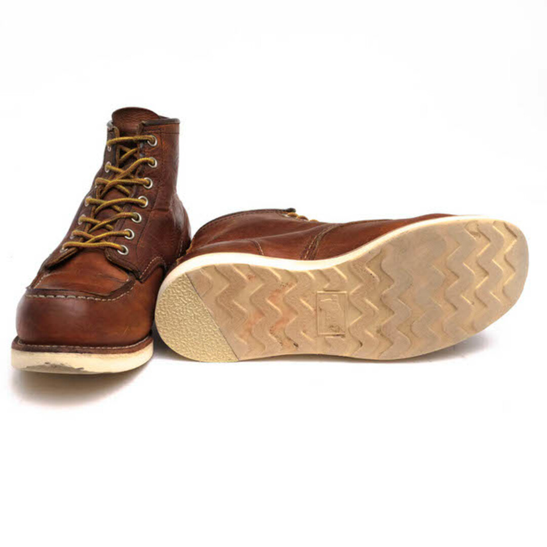 REDWING(レッドウィング)のレッドウィング／RED WING ワークブーツ シューズ 靴 メンズ 男性 男性用レザー 革 本革 ブラウン 茶  8876 Classic Work 6inch MOC-TOE モックトゥ グッドイヤーウェルト製法 定番 メンズの靴/シューズ(ブーツ)の商品写真