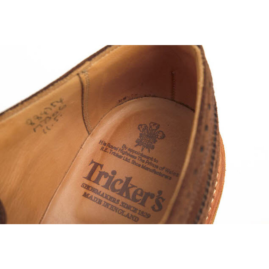 トリッカーズ／Tricker's シューズ ビジネスシューズ 靴 ビジネス メンズ 男性 男性用レザー 革 本革 ブラック 黒  M7306 Golosh Brogues メダリオン ウイングチップ