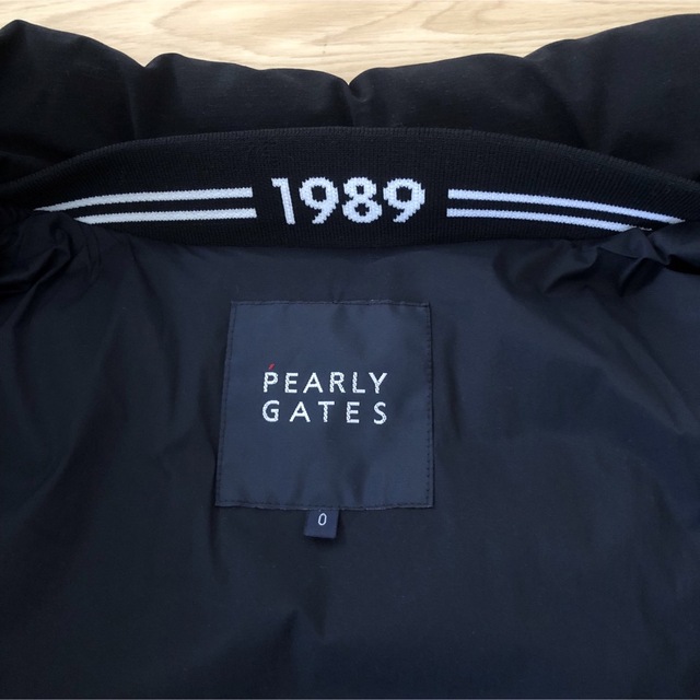 PEARLY GATES(パーリーゲイツ)のパーリーゲイツ　レディース　ダウンコート　サイズ0 スポーツ/アウトドアのゴルフ(ウエア)の商品写真