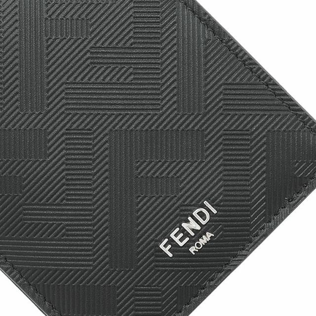 FENDI(フェンディ)の●新品/正規品● FENDI ブラック　レザー　マネークリップ メンズのファッション小物(マネークリップ)の商品写真