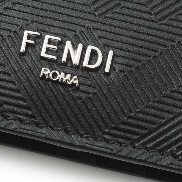 FENDI(フェンディ)の●新品/正規品● FENDI ブラック　レザー　マネークリップ メンズのファッション小物(マネークリップ)の商品写真