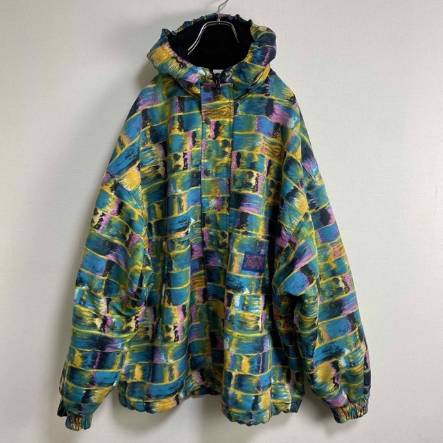 90s 希少【フランス製】OXBOW ブルゾン フリース マルチカラー メンズのジャケット/アウター(ブルゾン)の商品写真