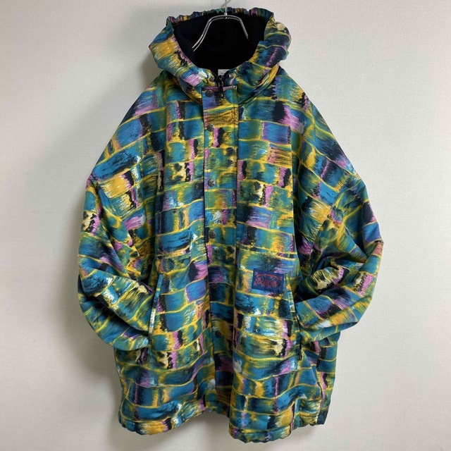 90s 希少【フランス製】OXBOW ブルゾン フリース マルチカラー メンズのジャケット/アウター(ブルゾン)の商品写真