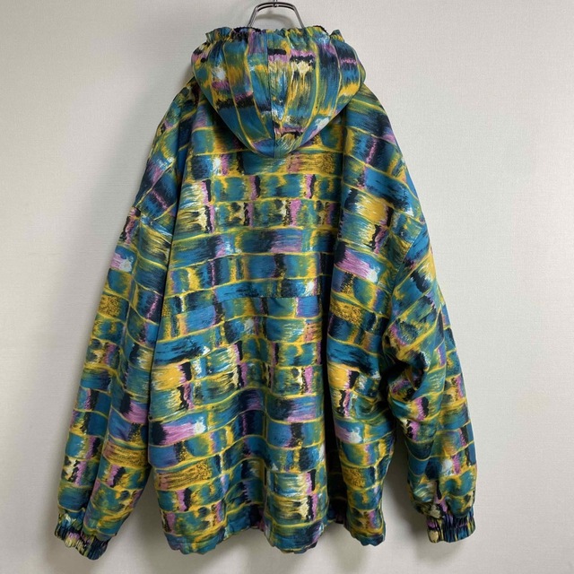 90s 希少【フランス製】OXBOW ブルゾン フリース マルチカラー メンズのジャケット/アウター(ブルゾン)の商品写真