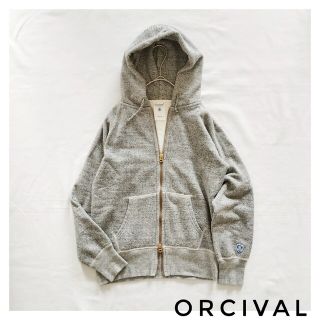 オーシバル(ORCIVAL)のORCIVAL ジップアップスウェットパーカー ダブルジップ 杢グレー サイズ1(パーカー)