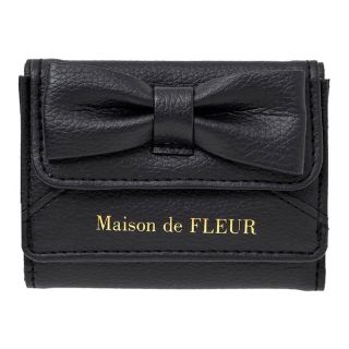 メゾンドフルール(Maison de FLEUR)の2点紀ノ国屋や保冷バックとカードケース BLACK メゾン ド フルール(パスケース/IDカードホルダー)