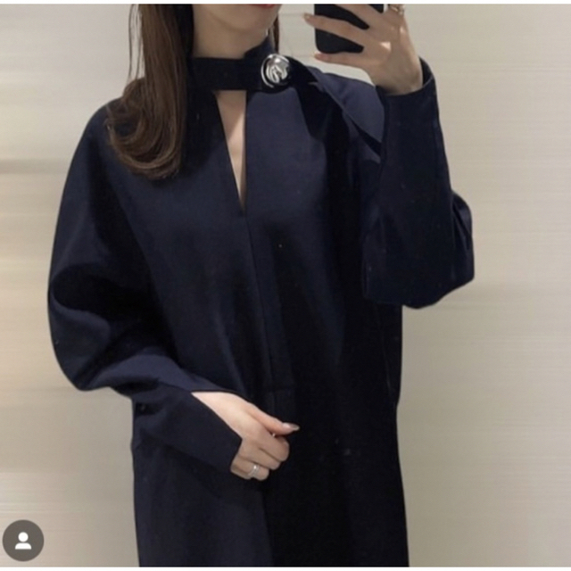 ハルノブムラタ　ELIANA –DRESS – NAVY