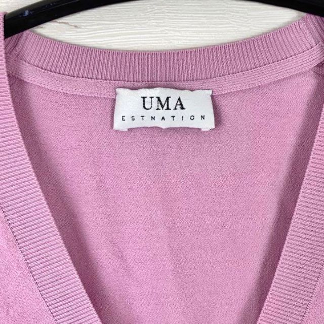 UMA ESTNATION(ユマエストネーション)のUMA ESTNATION ユマ エストネーション ニットカーディガン レーヨン レディースのトップス(カーディガン)の商品写真