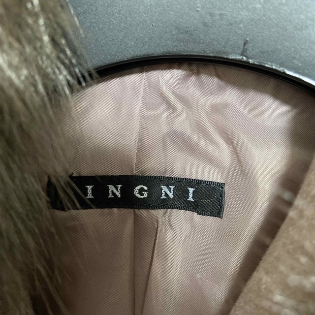INGNI(イング)の【INGNI】 ビット付きダッフルコート レディースのジャケット/アウター(ダッフルコート)の商品写真