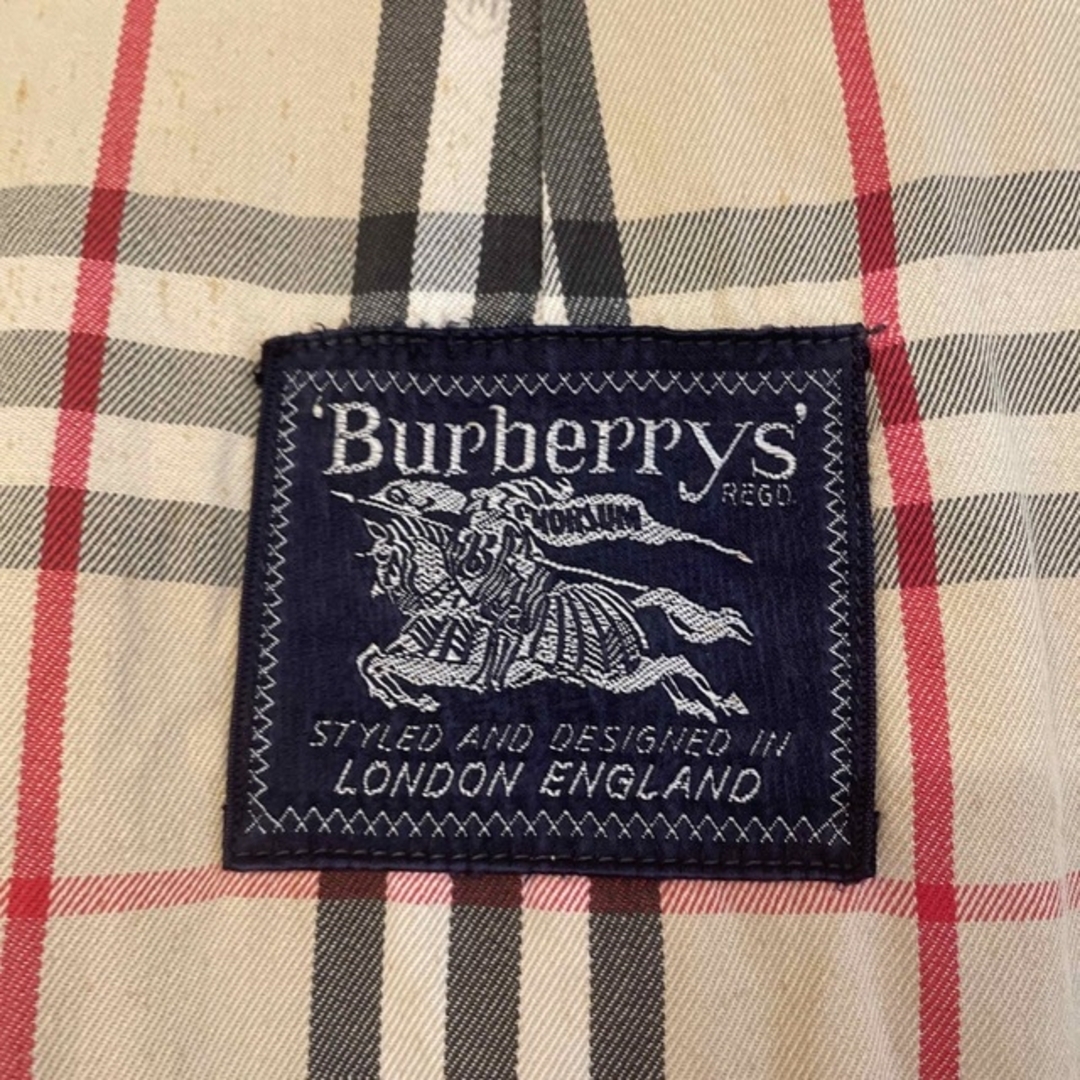 ビンテージ UK製 Burberry バーバリー プローサム ステンカラーコート