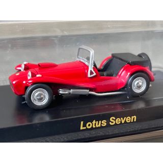 ロータス(LOTUS)の京商 1/64 ブリティッシュ Seven ロータス セブン レッド(ミニカー)