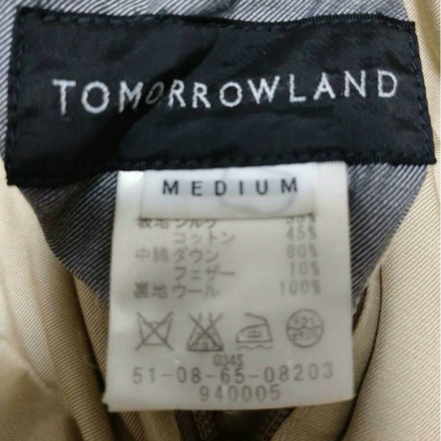 TOMORROWLAND(トゥモローランド)のトゥモローランド　レディースダウンジャケット　肉厚　コート レディースのジャケット/アウター(ダウンジャケット)の商品写真