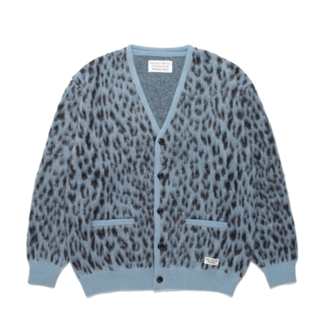 一番の WACKO - MARIA WACKO MARIA CARDIGAN MOHAIR LEOPARD 22FW