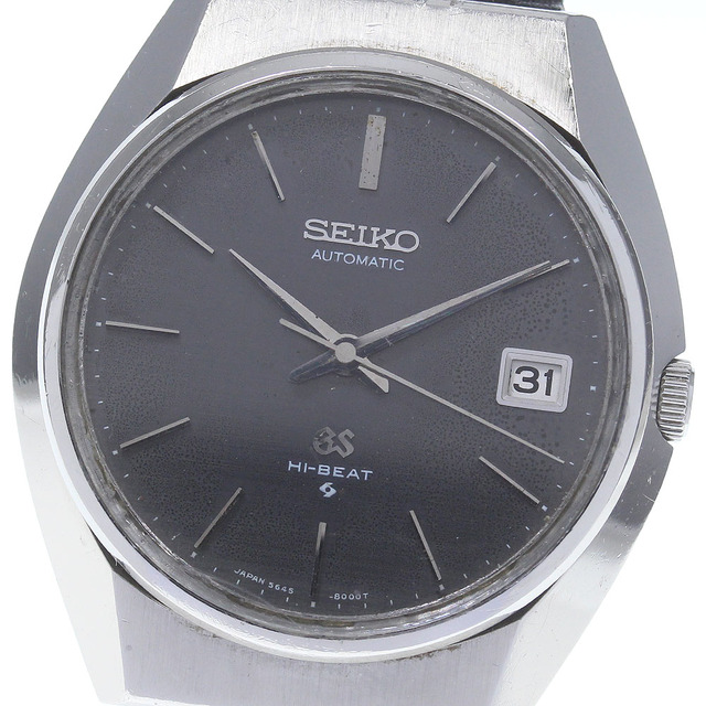 格安SALEスタート！ SEIKO - メンズ_705388【ev10】 自動巻き 5645-8000 デイト ヴィンテージ スペシャル  グランドセイコー 【SEIKO】セイコー ☆訳あり 腕時計(アナログ) 