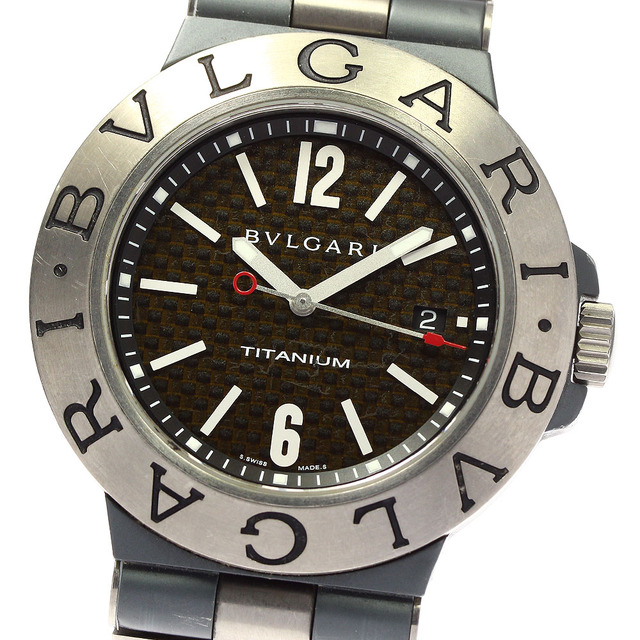 誠実 ディアゴノ 【BVLGARI】ブルガリ - BVLGARI チタニウム メンズ_