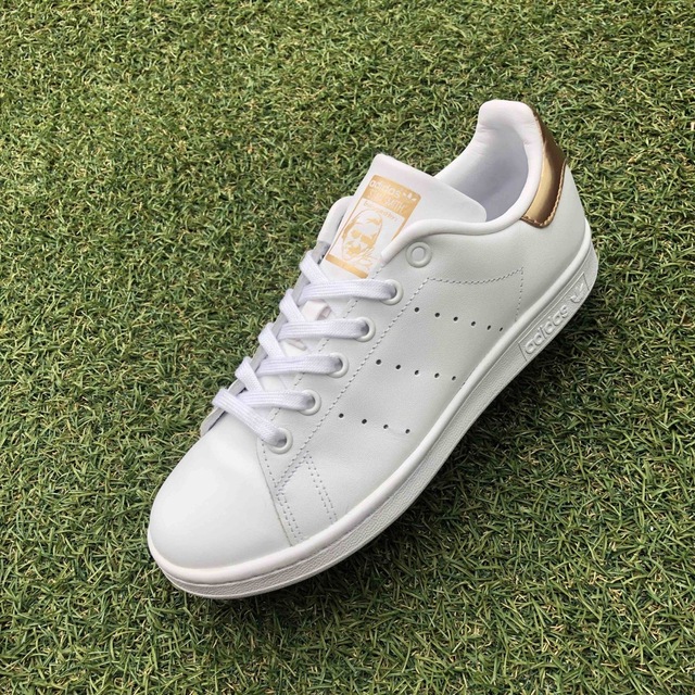 美品23 adidas STANSMISTHアディダス スタンスミス HT741