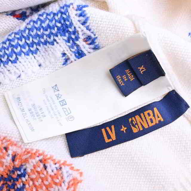 LOUIS VUITTON ルイヴィトン ウール ニット NBAコラボ ホワイト by