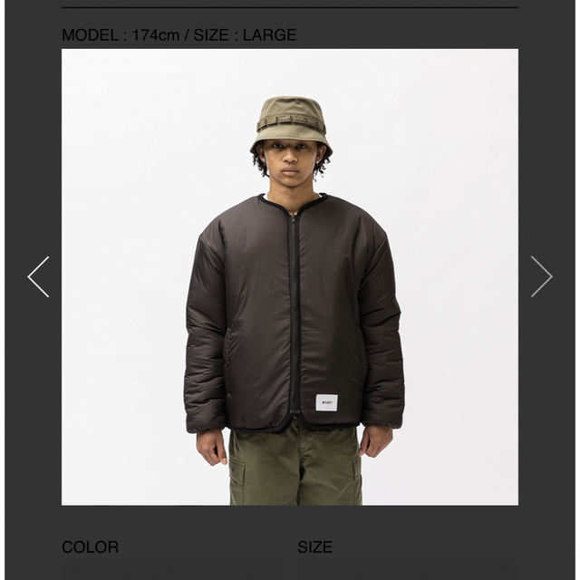 W)taps(ダブルタップス)のWTAPS ダブルタップス リバーシブル ファー ジャケット  メンズのジャケット/アウター(ノーカラージャケット)の商品写真