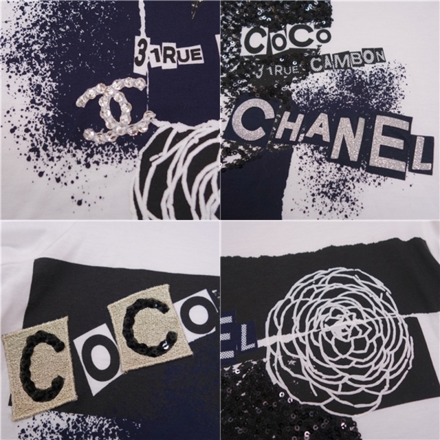 CHANEL - 極美品 シャネル CHANEL Tシャツ 20P カットソー ココ CHANEL - 極美品 シャネル CHANEL Tシャツ 20P カットソー ココ