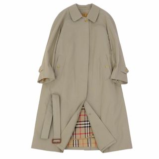 バーバリー(BURBERRY)の美品 Vintage バーバリー Burberrys コート ライナー付き ステンカラーコート バルマカーンコート コットン100％ アウター レディース 9AR(M相当) ベージュカーキ(その他)