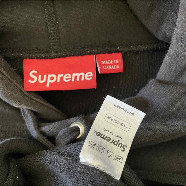 Supreme Bling box logo hooded sweatshirt
