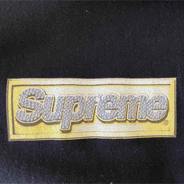 Supreme Bling box logo hooded sweatshirt