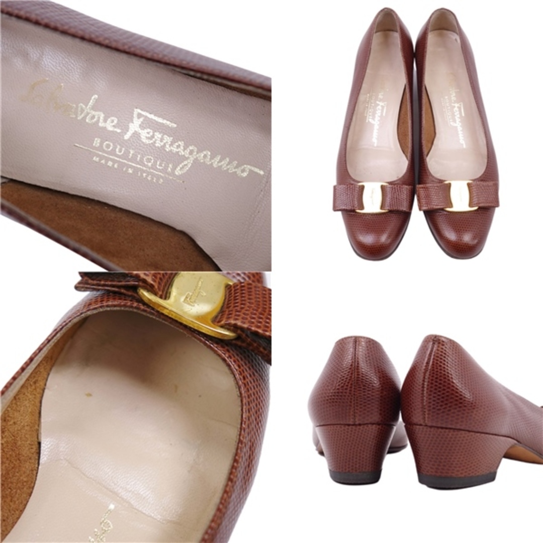 フェラガモferragamo 23.5cm パンプス レディース ブラウン 【SALE/64 フェラガモferragamo 23.5cm パンプス レディース ブラウン 【SALE/64